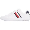 Image de Tommy Hilfiger Baskets Cuvette Homme Essential Leather Cupsole en Cuir, Blanc (White), 44