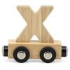 Image de Lettre Train Naturel Lettre X Bois Naturel