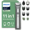 Image de Philips Multigroom série 5000 Tondeuse tout-en-un 11 accessoires   tondeuse pour barbe, cheveux et corps, lames en métal auto-affûtées, 17 hauteurs de coupe (0,5-16 mm), modèle MG5951/15