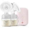 Image de Tire-lait électrique double SCF397/31 Rose