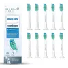 Image de Philips Sonicare, Têtes de brosses à dents électriques soniques ProResults Standard, Blanc, Lot de 10, modèle HX6010/32