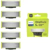 Image de Philips OneBlade Lames de remplacement originales, pour rasoir et coupe-couseuses électriques OneBlade, acier inoxydable durable, garniture, tranche et rasage, pack de 5, modèle QP250/50