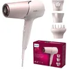 Image de Philips Sèche-cheveux Série 5000 avec technologie ThermoShield, diffuseur de volume et concentrateurs de 9 mm et 11 mm, couleur pêche nacrée (modèle BHD530/20)