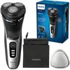 Image de Philips Electric Shaver Series 3000 - rasoir électrique Wet & Dry pour hommes avec technologie SkinProtect, couleur Noir, tondeuse rétractable, rasoir sans fil avec housse de voyage (modèle S3241/12)