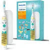 Image de Philips Sonicare For Kids - Brosse à dents électrique edition design avec animaux de compagnie et autocollants pour enfants, étui de voyage compact et chargeur USB (modèle HX3603/01)
