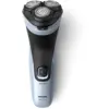 Image de PHILIPS Series 3000X X3003/00 Rasoir électrique - 40 minutes d'autonomie, Technologie SkinProtect, 27 lames PowerCut, Têtes de rasage 4D Flex, Rasage humide et à sec, Charge USB-A - Bleu