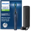 Image de Philips Sonicare 5500 - Brosse à dents électrique sonique avec 2 modes, Alerte de pression, EasyStart, SmarTimer et BrushPacer, Bleu marine, modèle HX7113/01