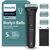 Image de Philips Bodygroom série 5000 - tondeuse pour hommes avec système de rasage Triple protection, taille des poils et rasage des zones intimes, 100% étanche, autonomie de 100 min, modèle BG5470/15