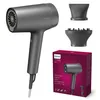 Image de Philips Sèche-cheveux Série 7000, technologie ThermoShield Advanced anti chaleur extrême, ions minéraux réduisant les dommages causés par les UV, concentrateur et diffuseur (modèle BHD713/10)