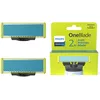 Image de PHILIPS Philips OneBlade Replacement Blades for Face/Body Kit (Pack of 2/Anti-Friction)