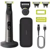 Image de Philips OneBlade Pro 360 Authentique Visage+Corps - Tondeuse à barbe électrique, rasoir et tondeuse, 2 lames 360, 1 sabot avec 20 hauteurs de coupe, 1 kit Corps, 1 socle de charge, QP6652/35