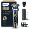 Image de Philips Rasoir i9000 Prestige Ultra, rasoir électrique 100% étanche, technologie Skin IQ Pro, système Triple Lift & Cut, lames de précision NanoTech rotatives à 360°, 5 modes de rasage, XP9402/46