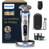 Image de Philips Rasoir i9000 Prestige Ultra, rasoir électrique 100% étanche, technologie Skin IQ Pro, système Triple Lift & Cut, lames de précision NanoTech rotatives à 360°, 5 modes de rasage, XP9404/31