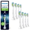 Image de Philips Sonicare W2 Optimal White - Têtes de brosse à dents de rechange d'origine, blanc, lot de 8, HX6068/87