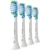 Image de Philips Sonicare Premium Plaque Defense HX9044/87 Têtes de brosse à dents électriques - élimine jusqu’à 10x plus de plaque, dents plus blanches en 3 jours, compatible BrushSync, lot de 4 - Blanc