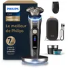 Image de Philips Rasoir i9000 Prestige Ultra, rasoir électrique 100% étanche, technologie Skin IQ Pro, système Triple Lift & Cut, lames de précision NanoTech rotatives à 360°, 5 modes de rasage, XP9405/31