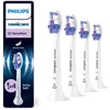 Image de Philips Sonicare S2 Sensitive HX6054/87 Tête de brosse à dents électrique - brins ultra-doux, élimine jusqu'à 10x plus de plaque, compatible BrushSync, lot de 4 - Blanc