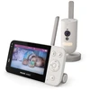 Image de Philips Avent Connected SCD953/26 Babyphone connecté - caméra Full HD, application Baby Monitor+, connexion sécurisée, 12 h d’autonomie, objectif grand angle - Blanc