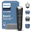 Image de Philips Tondeuse à barbe série 5000 - Lames en métal auto-affûtées, 40 hauteurs de coupe réglables, Technologie BeardSense, Système collecte des poils, 100% étanche, Pochette, Modèle BT5765/15