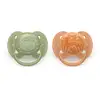Image de Lot de 2 sucettes Ultra Douce Deco Vert / Orange