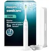 Image de Philips Sonicare série 3100   Brosse à dents électrique, capteur de pression, 3 intensités, EasyStart, SmarTimer, 14 jours d’autonomie, étui de voyage, coloris blanc, modèle HX4033/21, [Nouveau]