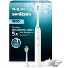 Image de Philips Sonicare Series 4100 HX4042/41 Brosse à dents électrique - capteur de pression, 4 réglages, tête W2 Optimal White, EasyStart, autonomie 21 jours - Blanc