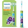 Image de Philips Sonicare For Kids, brosse à dents électrique sonique avec appli, pour enfants de 3 ans et plus, avec KidTimer et KidPacer pour un brossage minutieux, vert, modèle HX6352/11