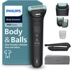 Image de Philips Bodygroom série 7000 - tondeuse hommes avec tête flexible 2D, système de rasage Triple protection, têtes interchangeables, zones intimes, 100% étanche, autonomie 120 min, modèle BG7480/15