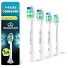 Image de Philips Sonicare InterCare   têtes de brosse de rechange pour brosse à dents électrique sonique Philips Sonicare, coloris blanc, pack de 4, modèle HX9004/87
