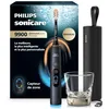 Image de Philips Sonicare DiamondClean 9900 Prestige nouvelle génération   brosse à dents électrique avec SenseIQ, capteur de zone, capteur de pression, 24 réglages, coloris noir quartz, modèle HX9813/92