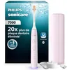 Image de Philips Sonicare série 7500   brosse à dents électrique technologie nouvelle génération, capteur de pression, 12 réglages, SmarTimer, autonomie 21 jours, étui de voyage avec chargeur, rose, HX7422/05