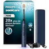 Image de Philips Sonicare série 7500   brosse à dents électrique technologie nouvelle génération, capteur de pression, 12 réglages, SmarTimer, autonomie 21 j, étui de voyage chargeur, bleu marine, HX7423/10