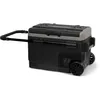 Image de Steamy-E Dual Zone 41 Roller, Glacière à compresseur électrique avec roulettes, 40 litres, 12 V/230 V, pour Refroidir et Congeler, idéale pour Le Camping