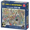 Image de Jan Van Haasteren - JVH - Bataille de Ludo - NK Mens Erger Je Niet - Puzzle Adulte - Humoristique - Carton 100% recyclé - 1000 pièces - Jumbo