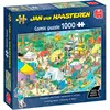 Image de Jan Van Haasteren Puzzle Camping Dans La Forêt 1000 Pièces