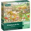 Image de Falcon Bringing in The Hay   Puzzle de 1000 Pièces pour Adultes   Magnifiquement Illustré   Puzzle pour Activités à la Maison, Jours de Pluie, Cadeau d'anniversaire   Jumbo