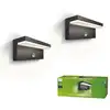 Image de Philips Bustan Applique murale avec détecteur de mouvements, lot de 2, LED, 8721103038135,