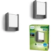 Image de Philips LED Arbour UltraEfficient Applique murale 3.8W 2700K Anthracite HV, lot de deux