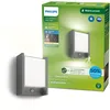 Image de Philips LED Arbour UltraEfficient Applique murale 3,8W 2700K Anthracite HV avec détecteur de mouvement, lot de deux