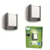 Image de Philips Arbour Applique murale avec détecteur de mouvements, lot de 2, LED, 8721103044419,