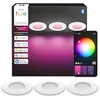 Image de Philips Hue Spot Encastrable Fin, Plafonnier LED Encastré, 1000 lm, 90 mm, Fin, Spectre Complet 1000 K-20000 K, Gradation Ultra Faible, Couleurs Précises, Éclairage Intelligent, Blanc, Pack de 3  