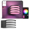 Image de Philips Hue Lucca Applique Extérieur, Lumière Blanche et Multicolore Personnalisable, Vive 1100 lm, Ampoule A60 Incluse, Luminosité Variable, IP44 Résiste aux Intempéries, Compatible Matter, Zigbee