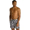 Image de Calvin Klein Short de Bain Homme Medium Drawstring-Print avec Cordon de Serrage, Multicolore (CK Layered Floral Black AOP), S