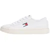 Image de Tommy Jeans Baskets Femme Lightweight en Cuir, Blanc (White), 38