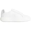 Image de Calvin Klein Chaussures Basses à Lacets pour Femme LTH Met Yw0yw01948, Blanc Brillant et argenté, 35.5 EU