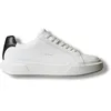 Image de Calvin Klein Baskets Cupsole Femme Chunky Laceup en Cuir, Blanc (Bright White/Black), 40