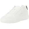 Image de Calvin Klein Baskets Cupsole Femme Chunky Laceup en Cuir, Blanc (Bright White/Black), 41
