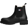 Image de Tommy Jeans Bottines Chelsea Tjw pour femme Wl En0en02826 basses, Black, 36 EU