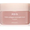 Image de Abib PDRN Collagen Overnight Mask Firming Jelly masque de nuit raffermissant pour le visage pour un effet naturel 80 ml