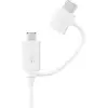 Image de Samsung de téléphone portable Cordon [1x USB - 1x Micro USB, USB-C® mâle] 1.50 m USB, Micro USB, USB-C®